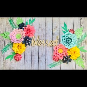 Paper Flower Nursery Set